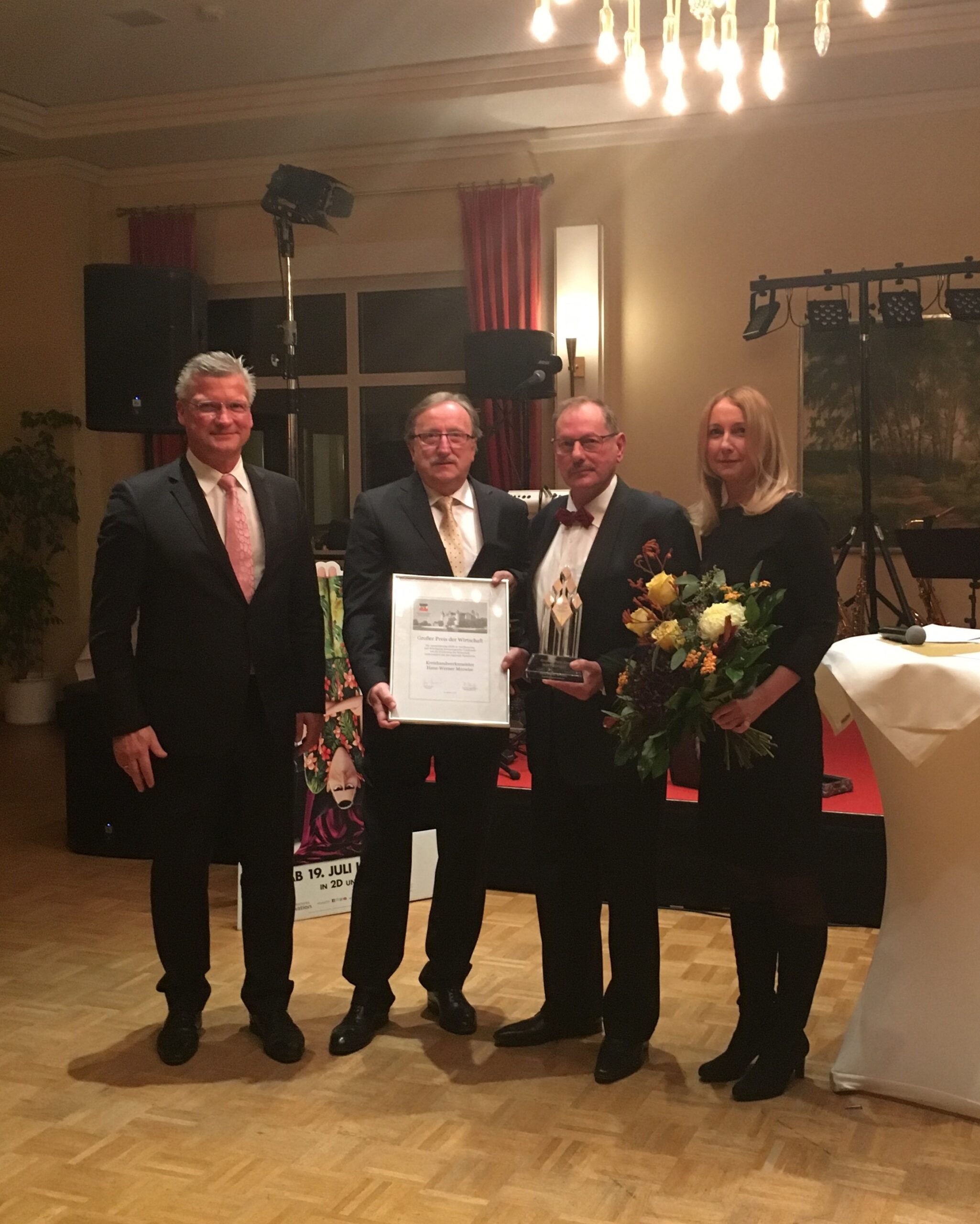 “Großer Preis der Wirtschaft” an Kreishandwerksmeister Hans-Werner Mrowiec