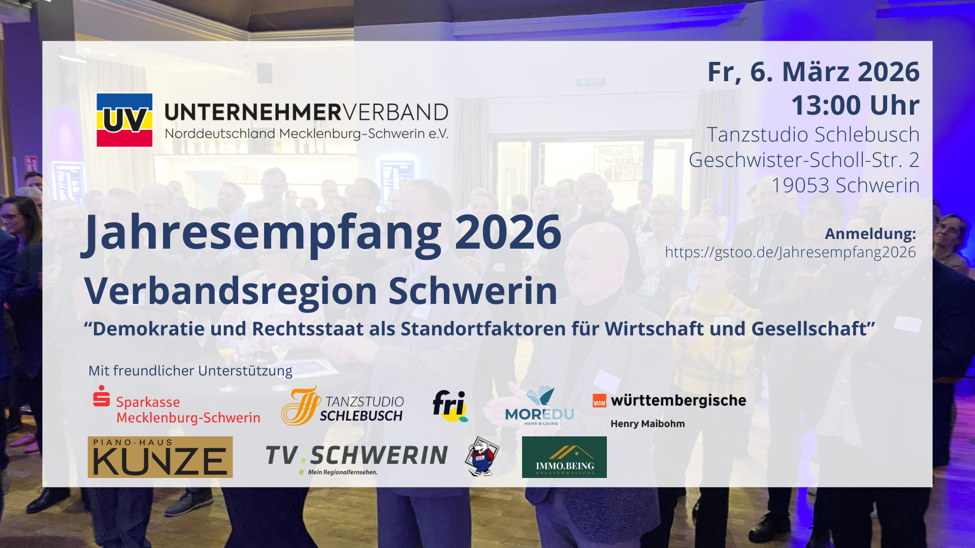 Jahresempfang Verbandsregion Schwerin 2026