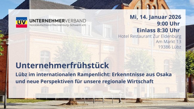 Wir laden herzlich zum Unternehmerfrühstück ein