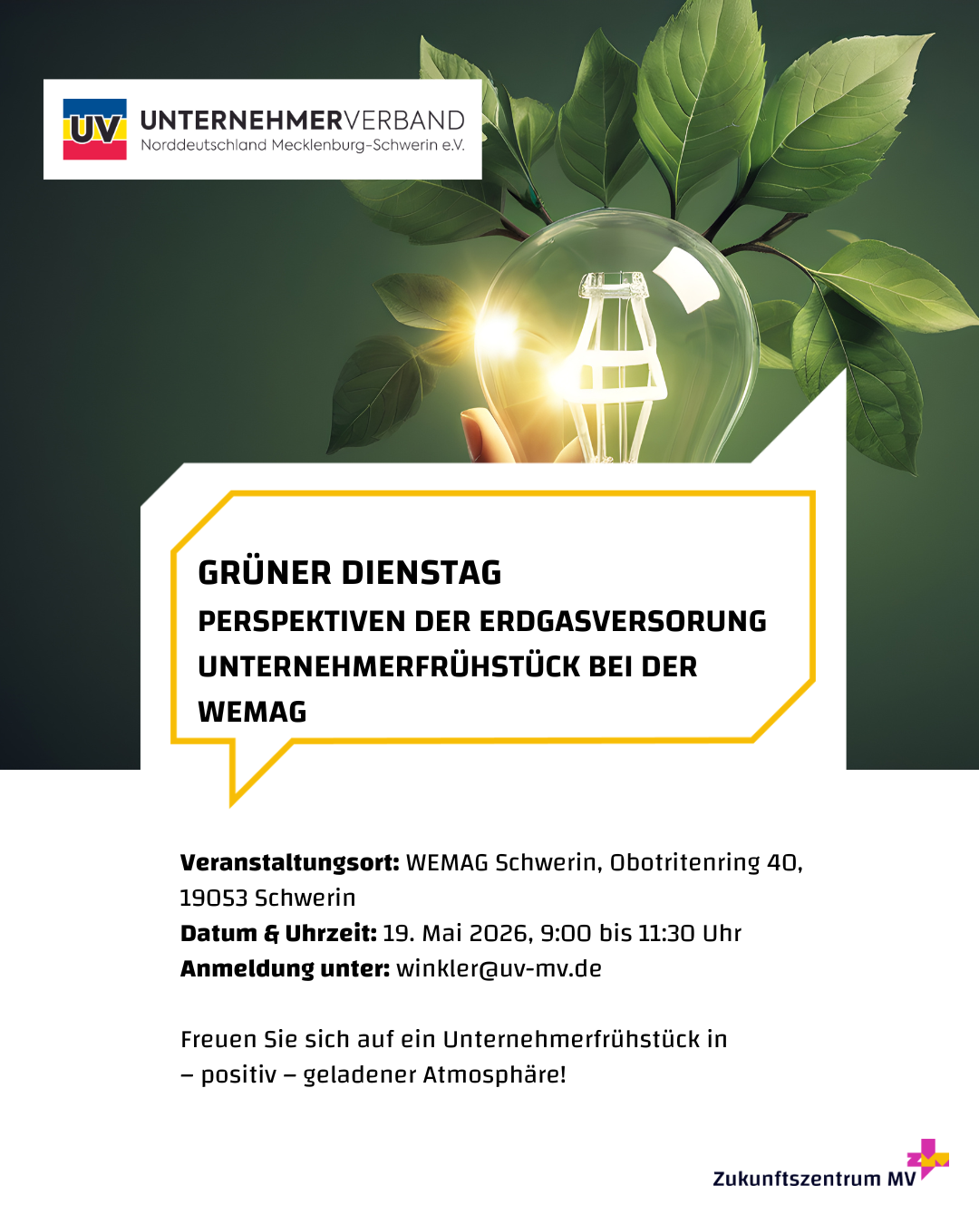 Grüner Dienstag bei der WEMAG Schwerin – Perspektiven der Erdgasversorung